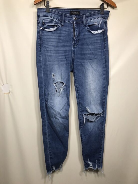 Judy Blue | Jeans | Judy Blue Boyfriend Fit Womens Size 929 Frayed Hem ...